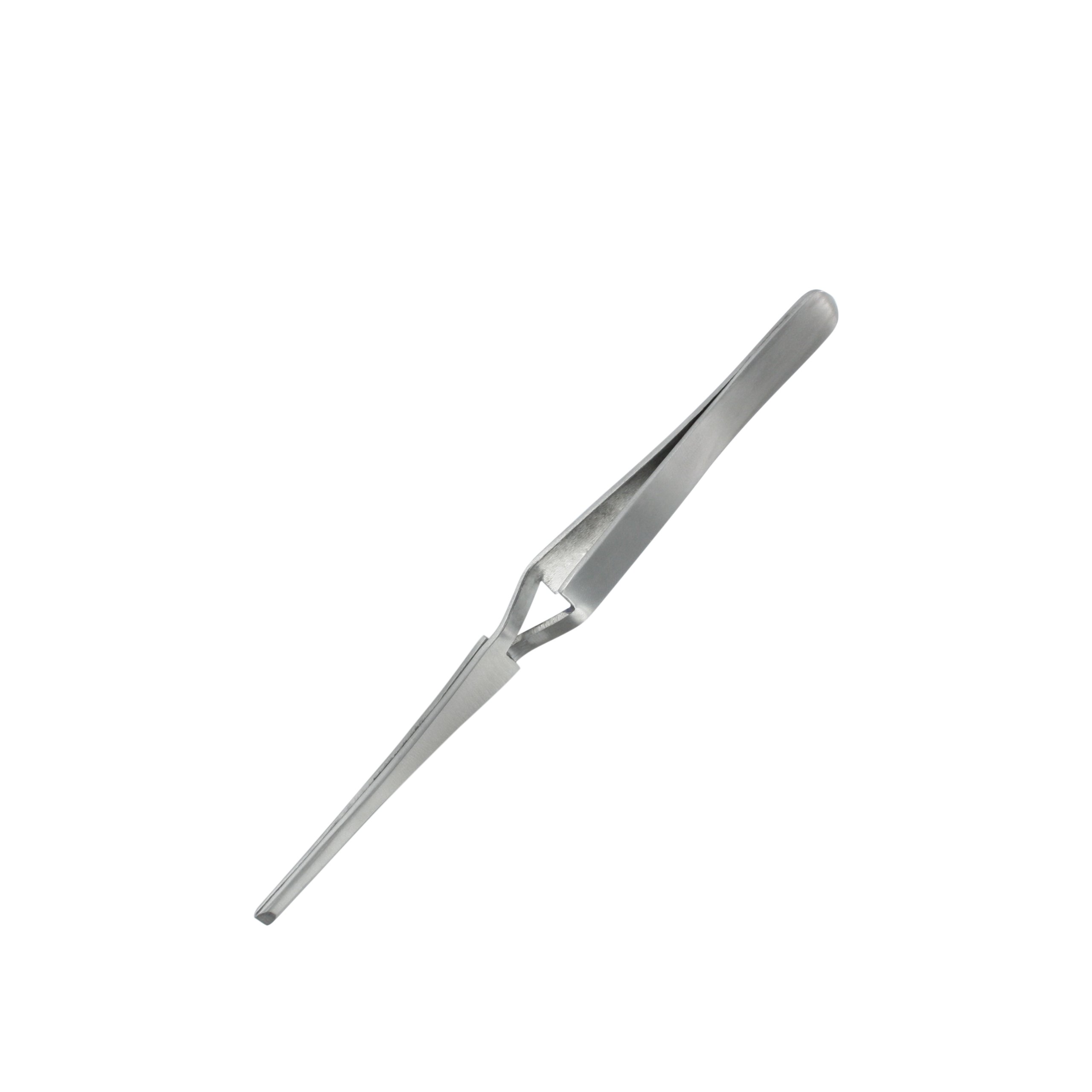 Modelcraft PTW1126 Reverse Action Blunt End Tweezers, Silver