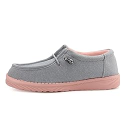 firelli Kids Loafers Boys Girls Canvas Walking