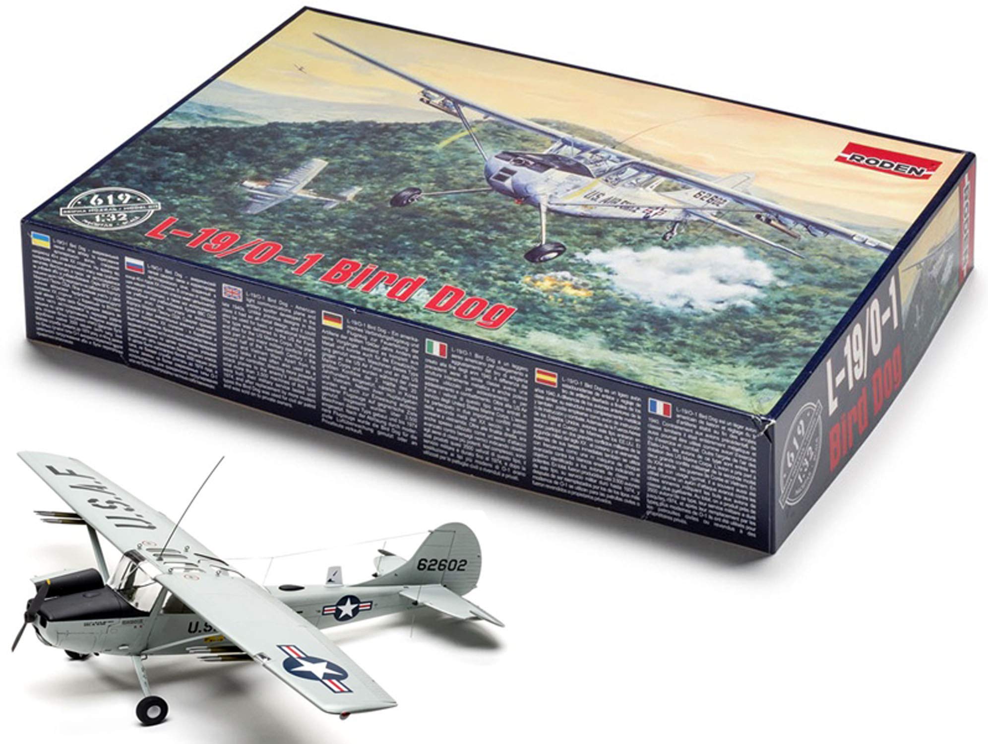 Roden 619 Model Kit L-19/O-1 Bird Dog