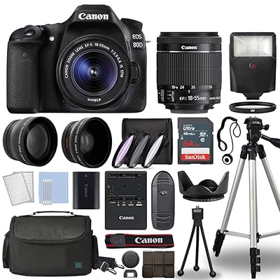 Canon EOS 80D DSLR Camera Bundle with 18-55mm Lens Egypt