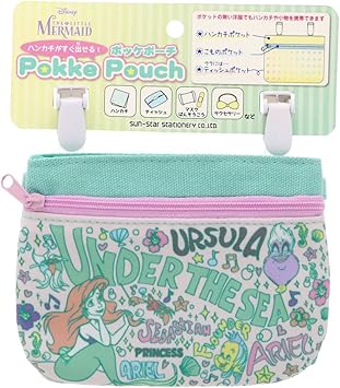 Amazon サンスター文具 ディズニー 移動ポケット ポッケポーチ アリエル a 学校用袋 バッグ 文房具 オフィス用品