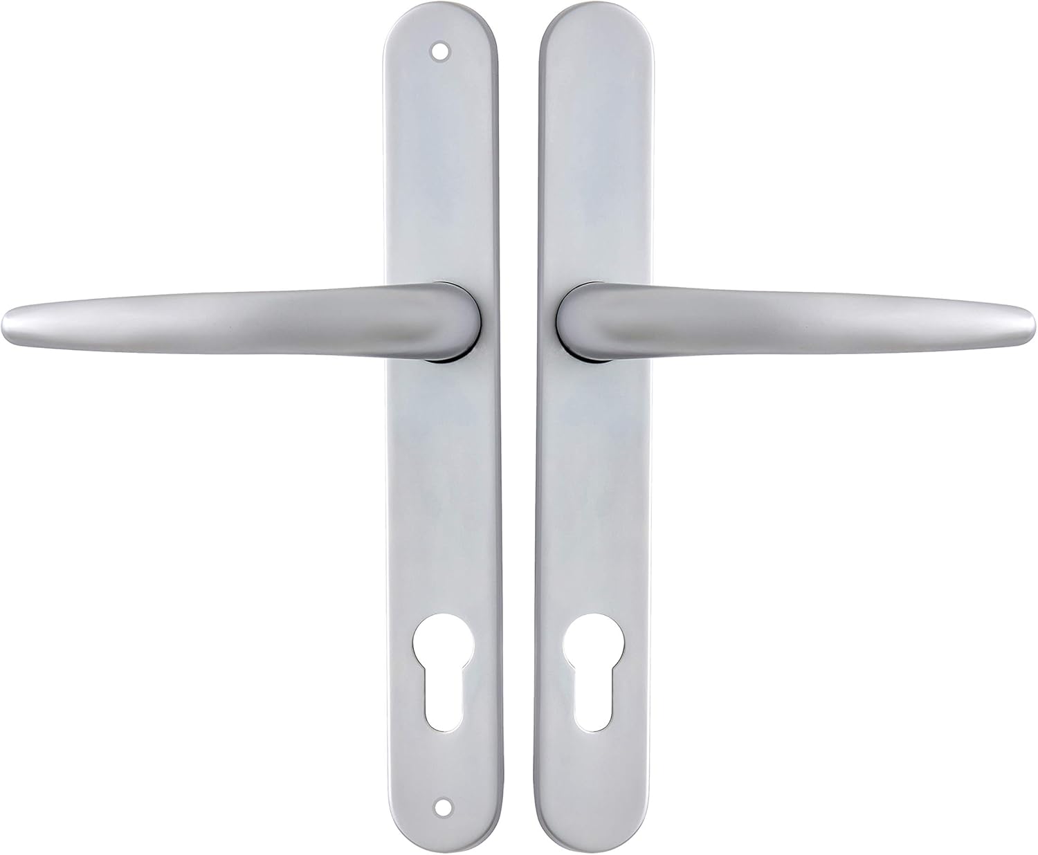 Gold UPVC Door Handle Sprung 92PZ 211mm Screw Centres Double Glazing