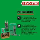 EVO-STIK GRIPFILL Gap Filling Adhesive Buff 12 x 350ml Bonds Many Surfaces view 5