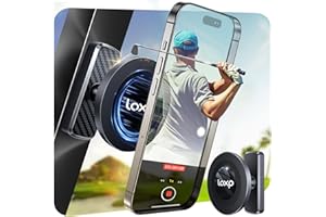 LOXP N56 Magnetic Golf Cart Phone Holder Mount Compatible With MagSafe for iPhone 17-12 Pro Max Plus Fits Club Car, EZGO, Yamaha, Icon, Golf Cart Accessories Gift for Men Women Business Partner Friend