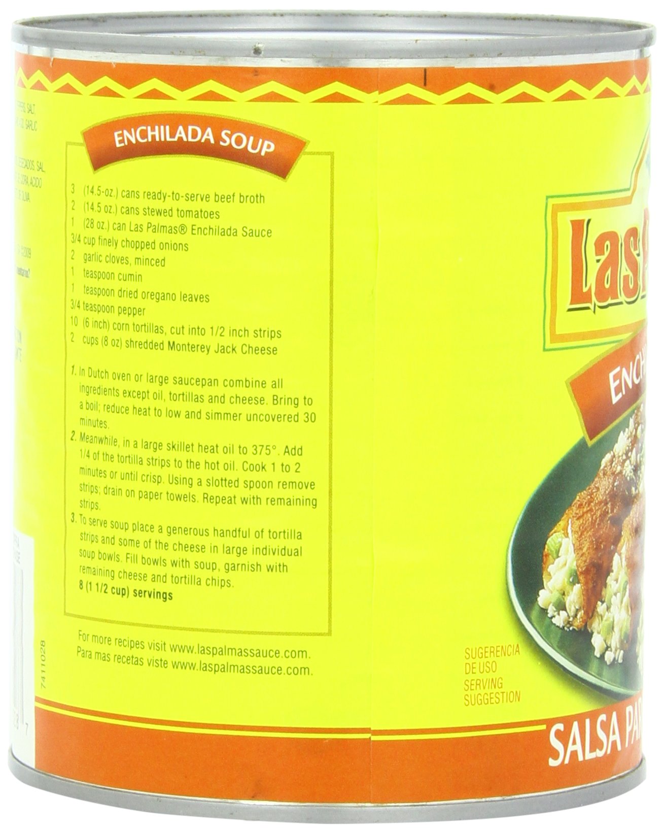 Las Palmas Enchilada Sauce, Mild, 28 Ounce (Pack of 12) Buy Online in