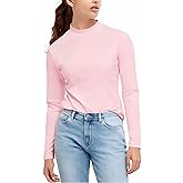 Hiverlay Women's Thermal Shirts Mock Neck Long Sleeve Tops Fleece Base Layer for Workout Athletic Warm Cold Weather