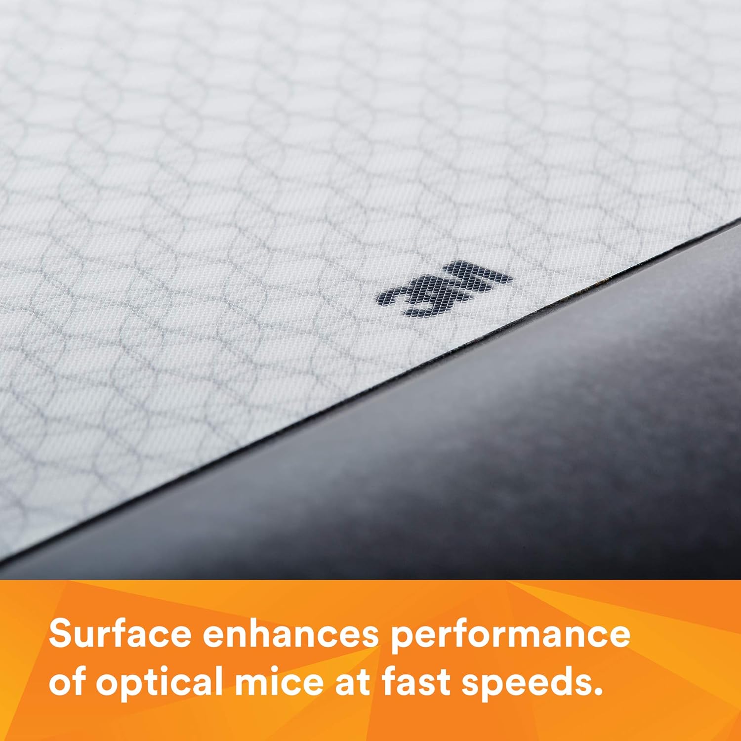 3M Precise Mouse Pad with Gel Wrist Rest, Soothing 3M Gel Technology and Satin Smooth Cover for All Day Comfort, Optical Mouse Performance and Battery Saving Design, Interlace (MW85B), 8.4" x 8.8" : Office Products