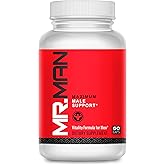 Mr. Man Support– Male Fertility Supplement for Sperm Health, Count, and Motility – All-Natural Formula with Vitamins, Minerals, and Antioxidants – Supports Reproductive Health and Hormonal Balance