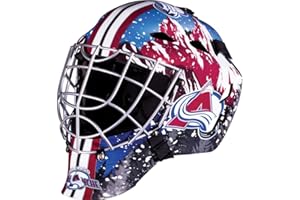 Franklin Sports Team Licensed NHL Hockey Goalie Face Mask - Goalie Mask for Kids Street Hockey - Youth NHL Team Street Hockey Masks