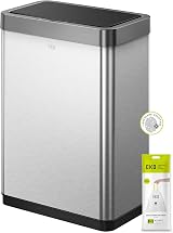 EKO Mirage X 40L Automatic Sensor Kitchen Bin Dual 20L Removable Buckets view 1