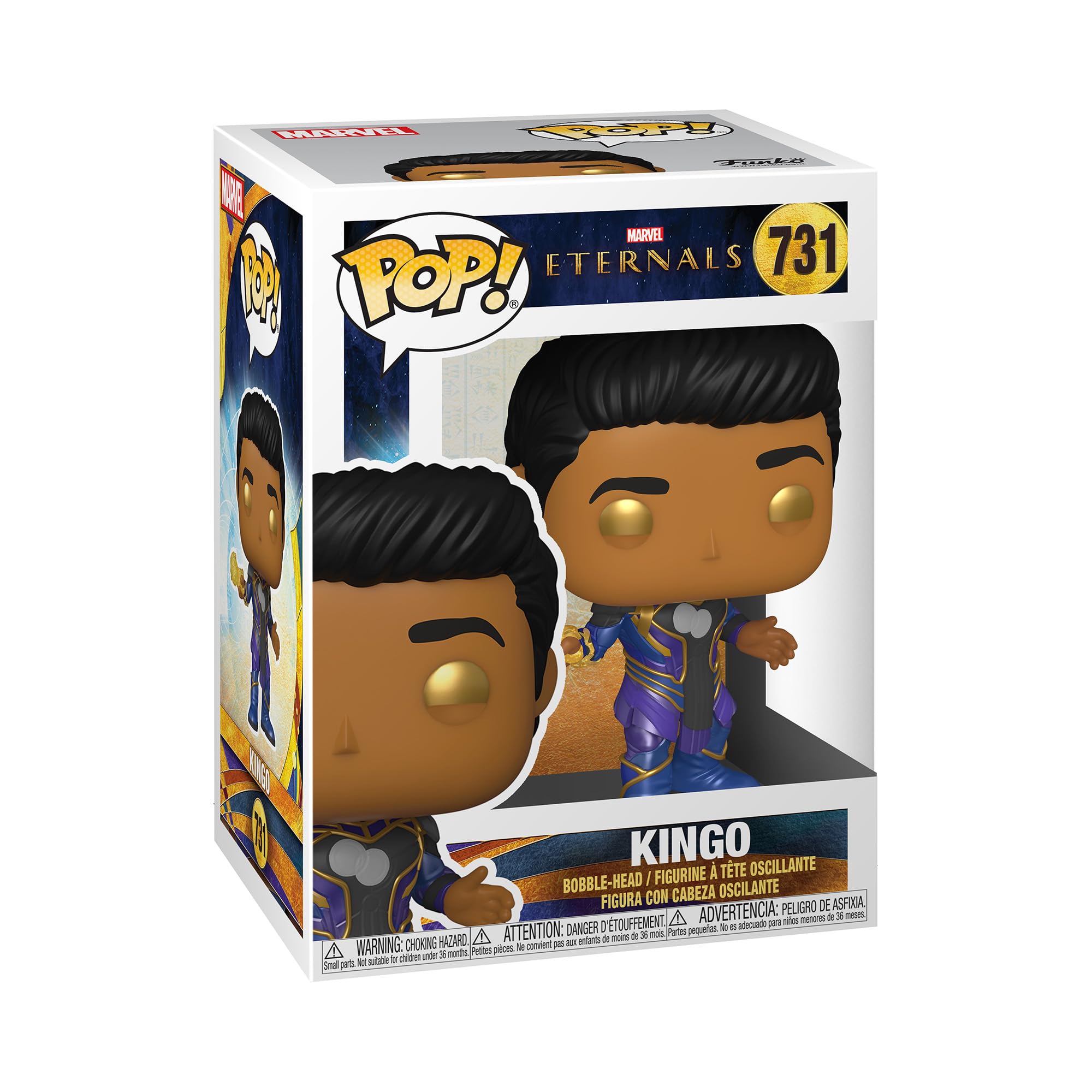Funko POP! Marvel: Eternals - Kingo - Marvel Comics - Collectable Vinyl Figure - Gift Idea - Official Merchandise - Toys for Kids & Adults - Comic Books Fans - Model Figure for Collectors and Display