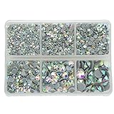 Queenme 3300pcs AB Hotfix Rhinestones Hot Fix