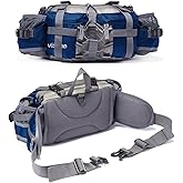 VISCNE Outdoor Fanny Pack Hiking Fishing Waist bag 2 Water Bottle Holder Lumbar Pack