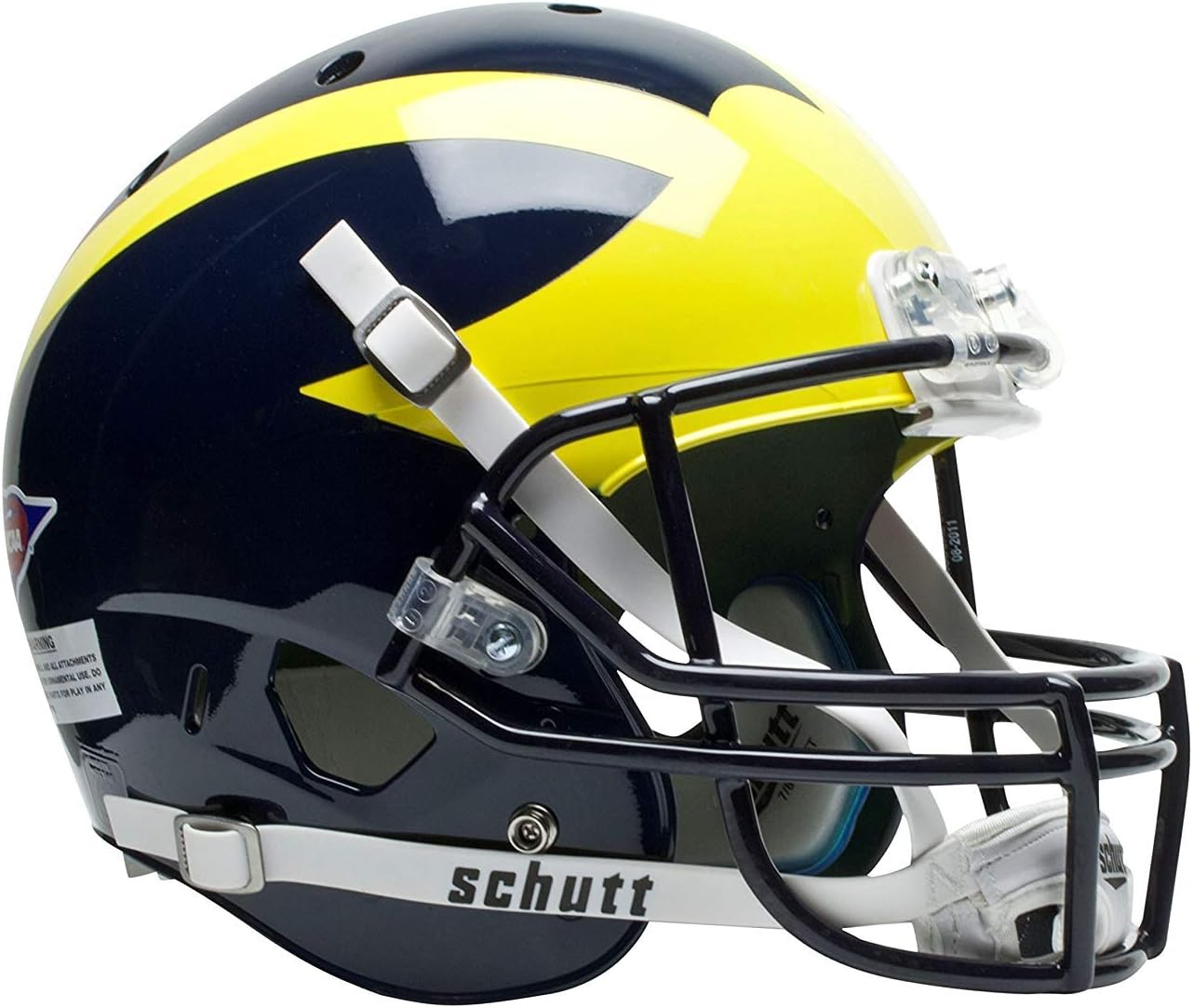 Schutt NCAA Michigan Wolverines Replica XP Football Helmet, Classic : Sports Related Collectible Full Sized Helmets : Sports & Outdoors