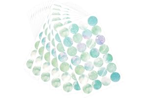 ZYWJUGE Fashion Self-Adhesive Loose-Leaf Paper Hole Reinforcement Stickers Labels, Round, Galaxy Pattern, 1008 Pieces