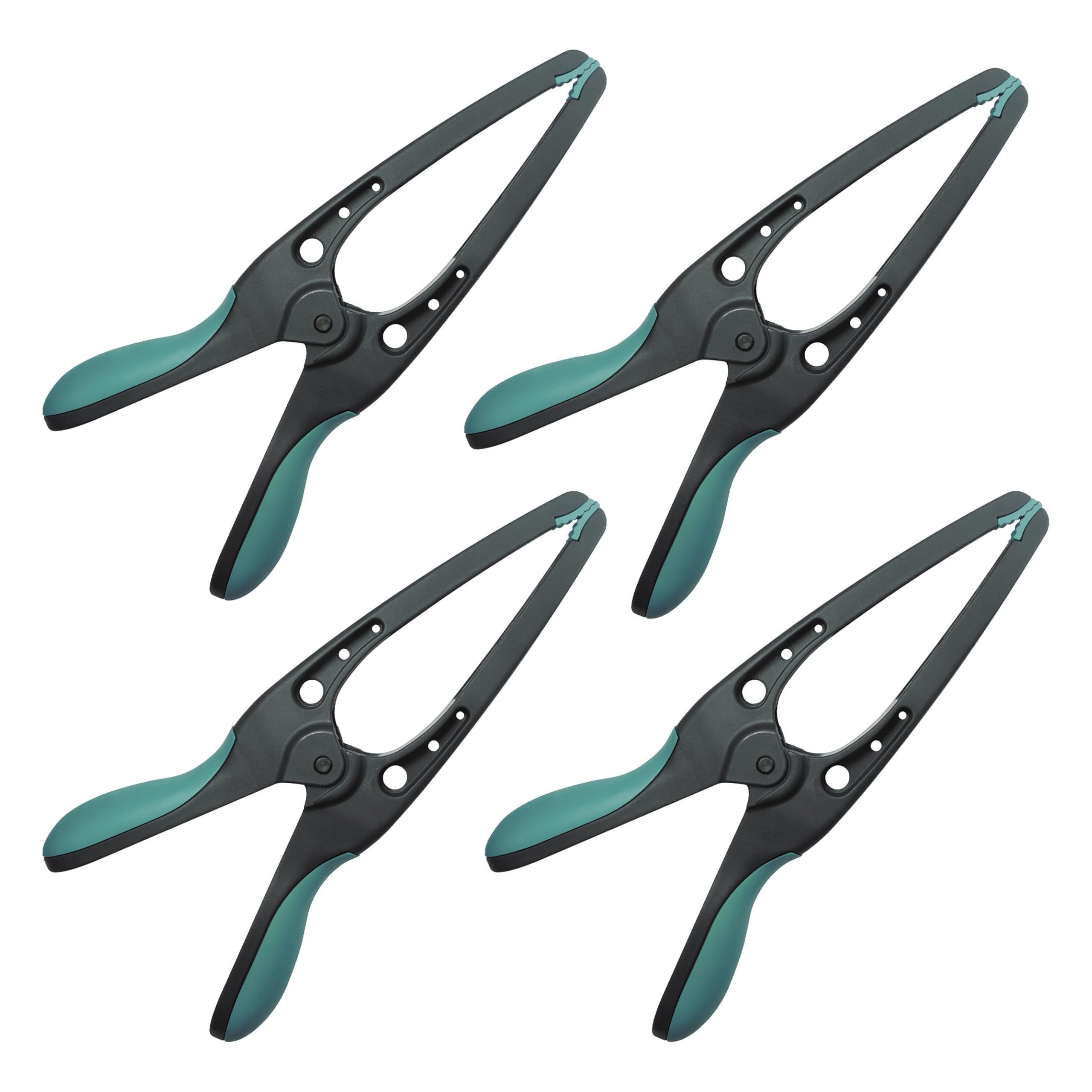 wolfcraft 4 PRO 70 Pointed Spring Clamps I 8643000 I Precision clamp for Pinpoint Accuracy – Ideal for DIY and Model Building Projects