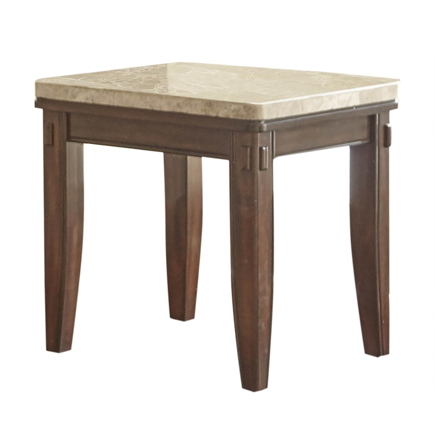 Best Marble Top End Table, Silver