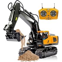Bulldozer Télécommandé Fisca 1/16 - 9 Canaux - 2.4GHz - Avec Lumière Et Son - Pour Enfants 8+ Ans