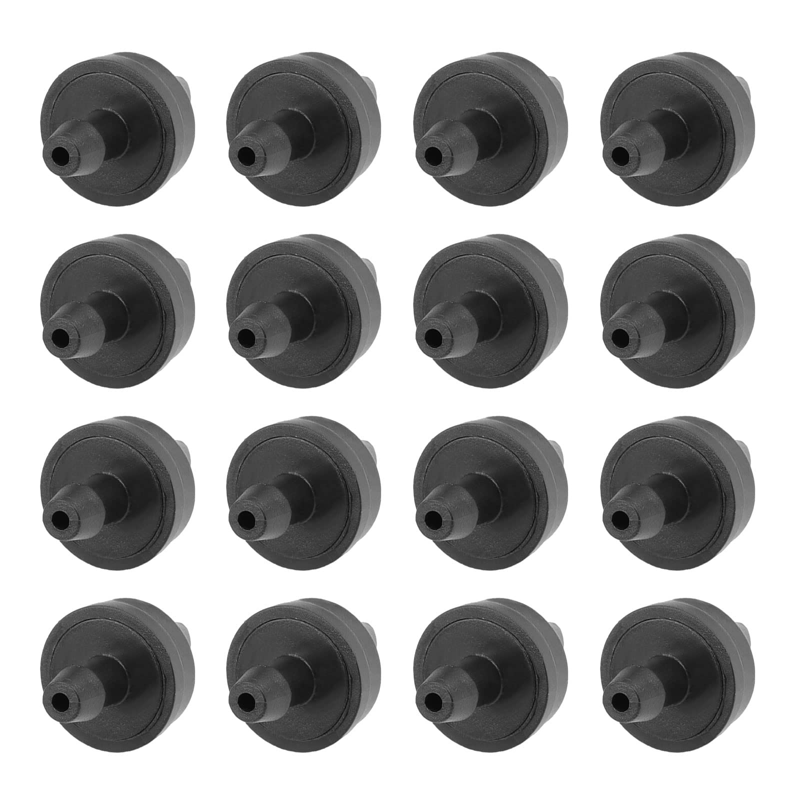 METALLIXITY Pressure Compensating Dripper, (2.6 Gallon Per Hour) 50Pcs, Plastic Irrigation Drip Emitters - for Watering Garden Lawn Plants, Black