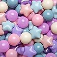 GOGOSO Ball Pit Balls for Toddlers Phthalate-Free BPA-Free Non-Toxic Crush Proof Soft Plastic Play Balls Baby Kids Shape Tent Pool Playhouse Playpen Party Decor,Pink+Purple+Blue,100PCS