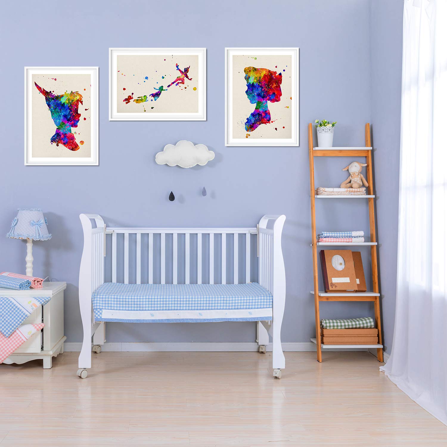 Nacnic Set of 3 posters for children and children's room Scandinavian style frameless Pan size A4Peter