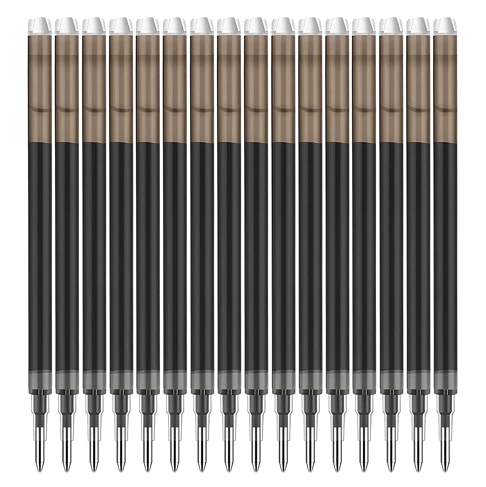 Photo 1 of 0.7 mm Erasable Gel Ink Pen Refills Compatible with Frixion Friction, Smooth Writing Multicolor Retractable Fine Point Pen Refill for School Office Home Art (Black, 16)