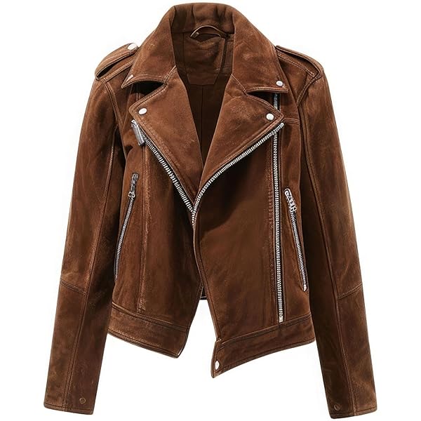 Salaar & Co Men's Red Sheepskin Hooded Biker Leather Jacket