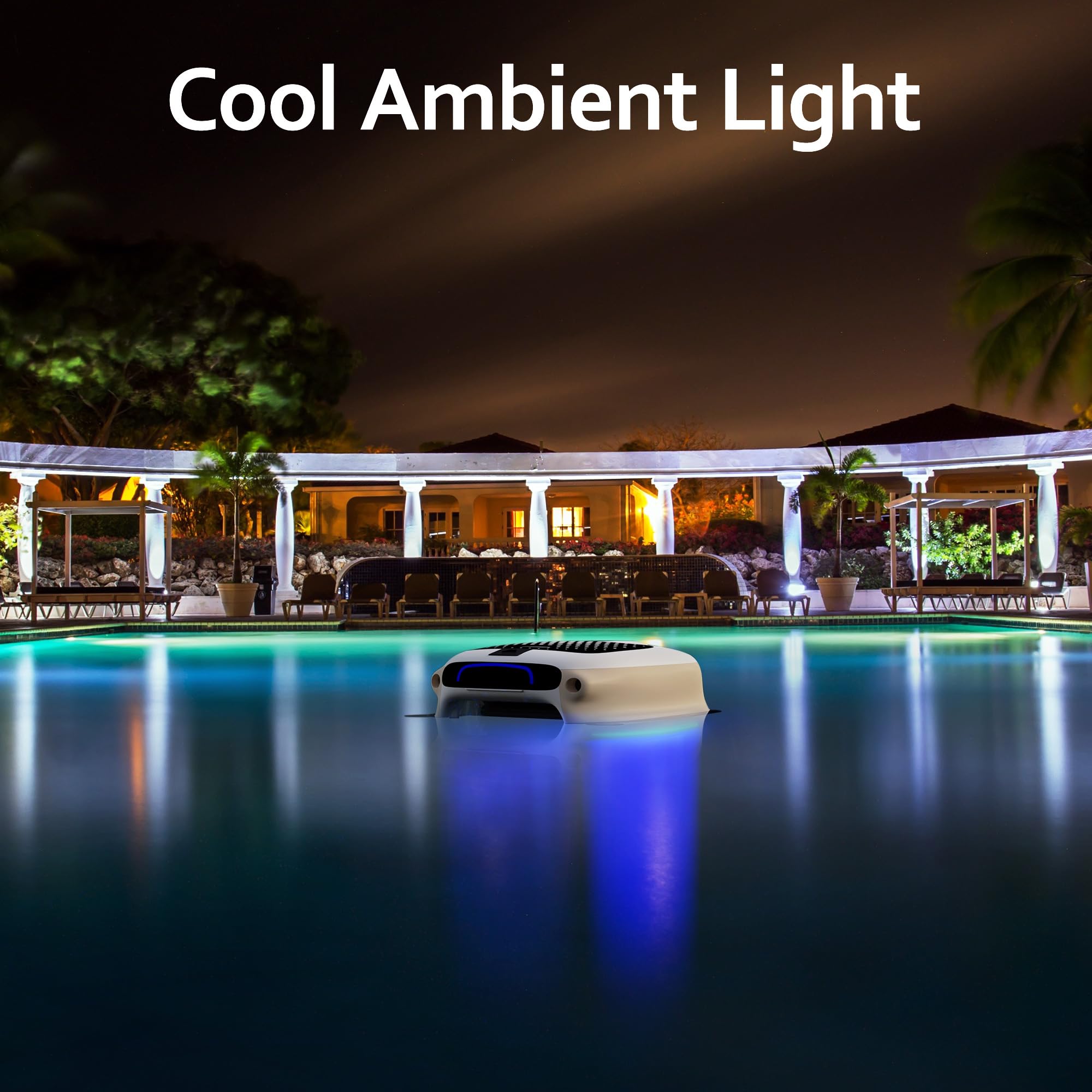 POOLPURE Pool Skimmer Robot with 10 Hours Runtime, Big Battery Instead of Solar Panel, Manual Remote Control Pool Surface Skimmer Robotic, Automatic Pool Skimmer (Skimmer Without Solar Panel)