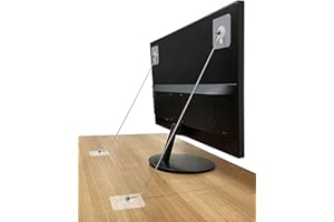 10 Pack, 20 inches Furniture Anchors Kit for Baby Proofing, Adhesive TV Safety Straps Use to Prevent Falling and Anti Tip, No Drill Dresser Or Cabinet to Wall Anchors (xicveiuz)