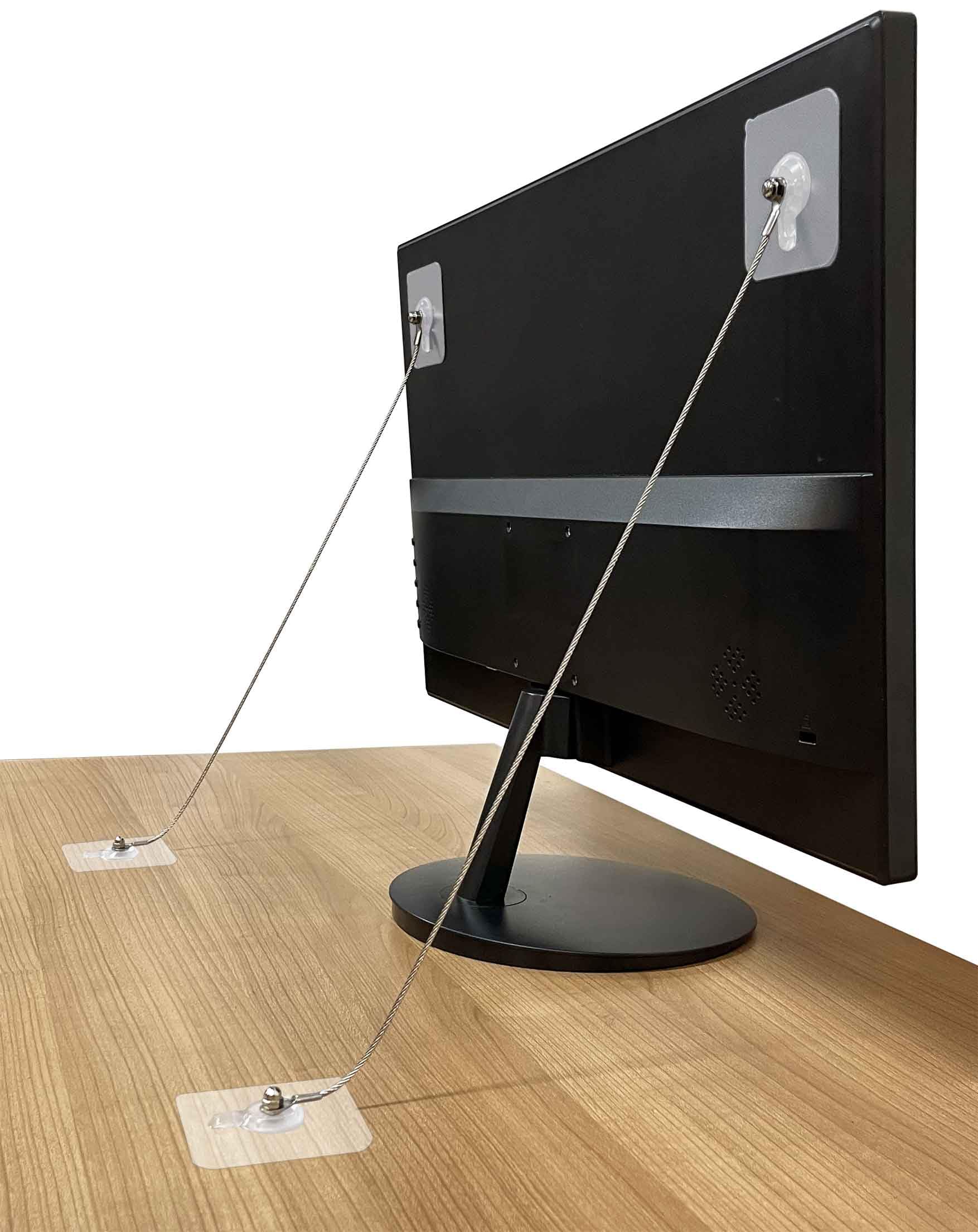 26pcs No Drill Furniture Anchors, Adhesive Furniture Anchors To Wall For Baby Proofing With Nylon Straps Furniture Fasteners For Cabinets Wardrobe Bookcase Dresser Drawer