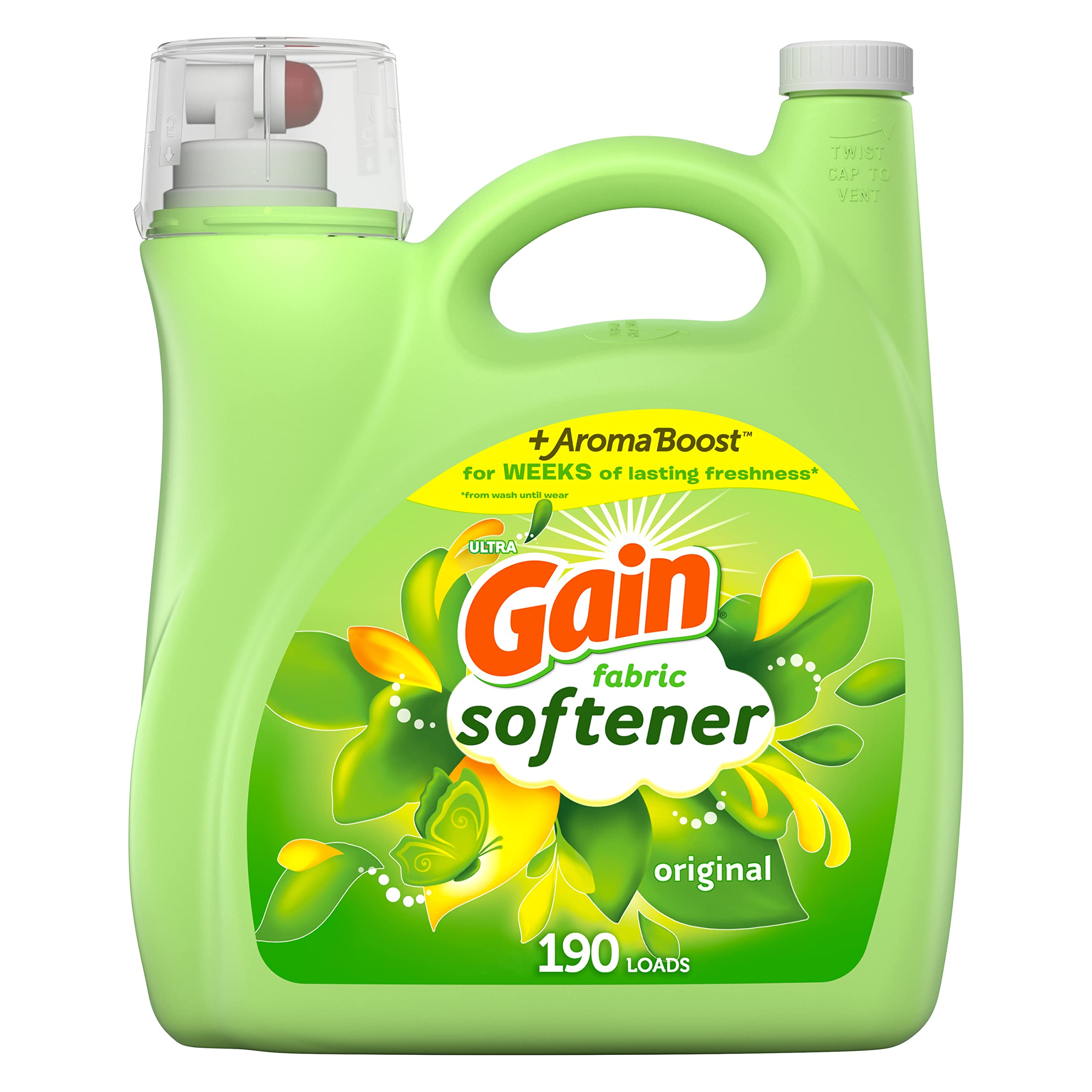 Gain Fabric Softener, Original Scent, 164 fl