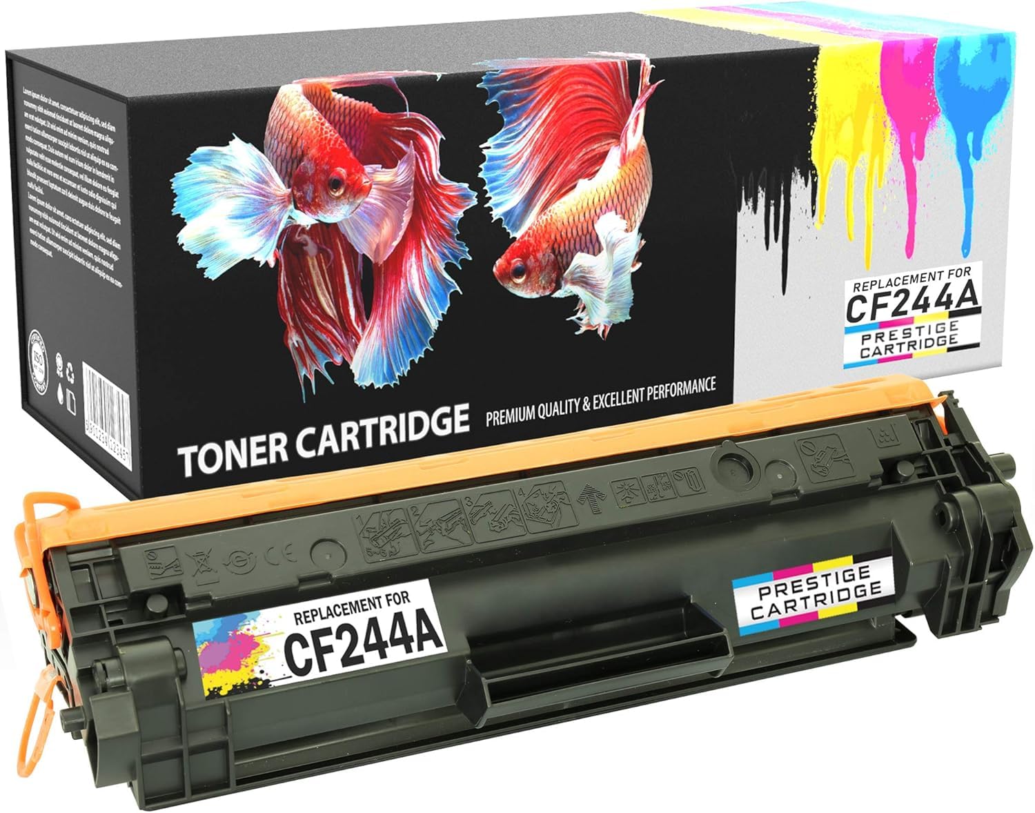 Prestige Cartridge CF244A 44A Toner Cartridge Compatible with HP LaserJet Pro M15a M15w M16a M16w MFP M28a M28w M29a M29w