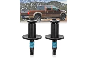 PNYZIK 2PCS Rear Tailgate Striker Latch Lock Bolt Kit Replace 1L3Z-99404A42-AA Fit for Ford F-150 1997-2014 F-250 F-350 F-450 F-550 Super Duty 1999-2016 Explorer Sport Trac 2001-2005