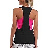 BUBBLELIME 2 Style Soft Women's UPF 50+ Racerback Tank Tops Cami Athletic Yoga Workout Shirts Outdoor Sports