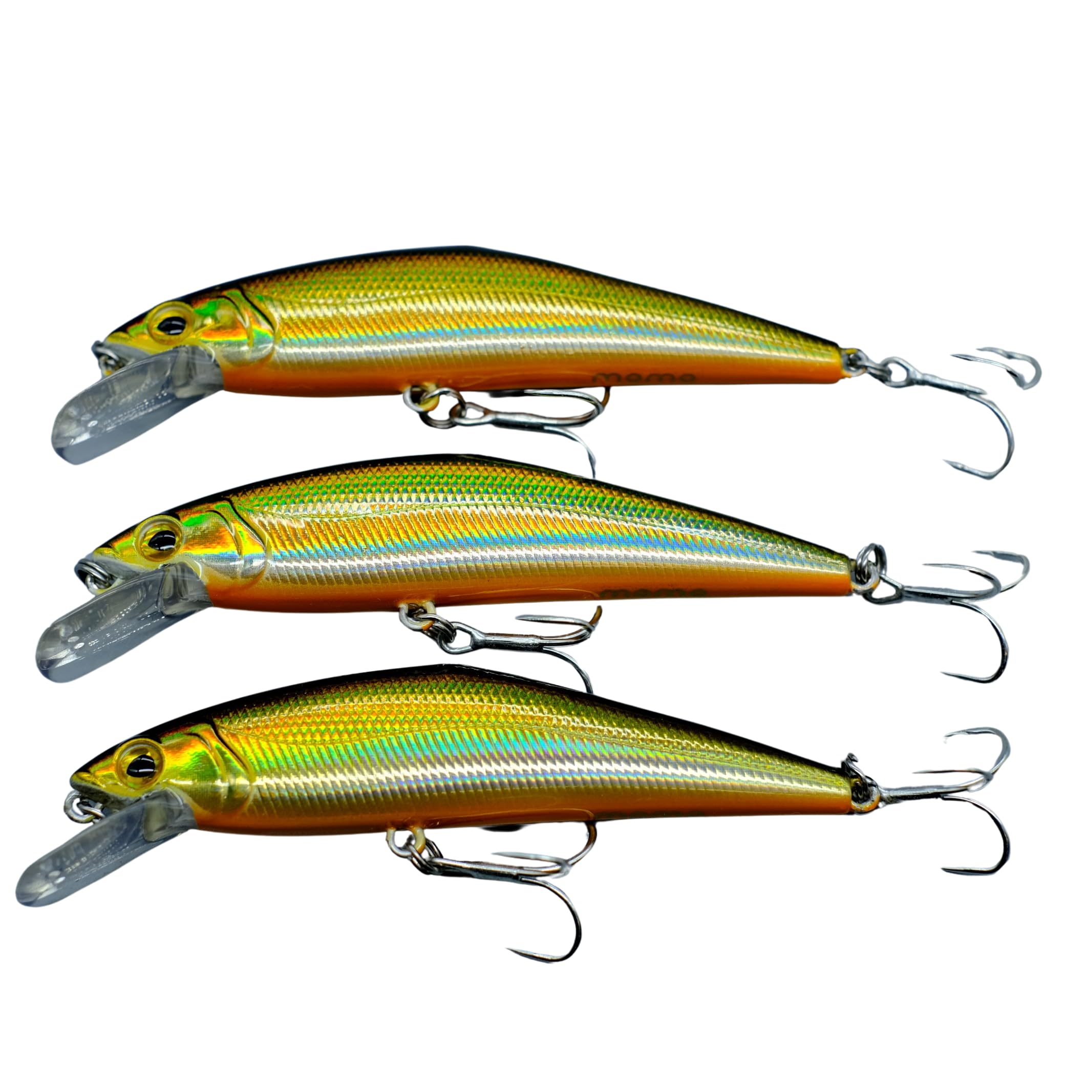 momolures Set Package - Heavy Sinking Minnow 85mm 14.3g d-contact style for Trout Pike Bass Salmon Freshwater Saltwater Lure Fishing (Assort 03)