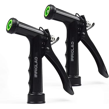 Boquilla Manguera Jardin Pistola De Agua Orbit XL-Stream - Metal, 10 Ajustes (Verde/Negro) Pistola De Riego