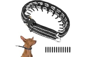 Duckygoo Martingale Collar for Dog,No Pull Dog Walking Training Collar,Adjustable Tactical Dog Collar with Heavy Duty Metal Buckle,Reflective Nylon Military Dog Collar for Small,Medium,Large Breed Dog