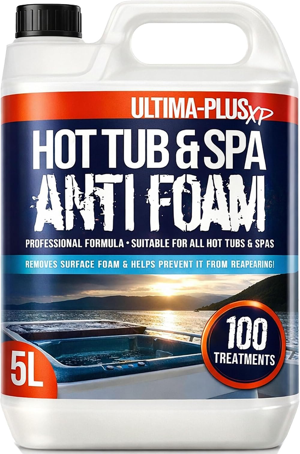Ultima-Plus XP Anti Foam for Hot Tubs - 5 Litres Anti Foaming Treatment