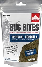 Fluval Bug Bites Tropical Large Granule Fish Food 125g
