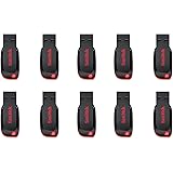 SanDisk 8GB Cruzer Blade USB 2.0 Flash Memory Drive SDCZ50-008G (10 Pack)