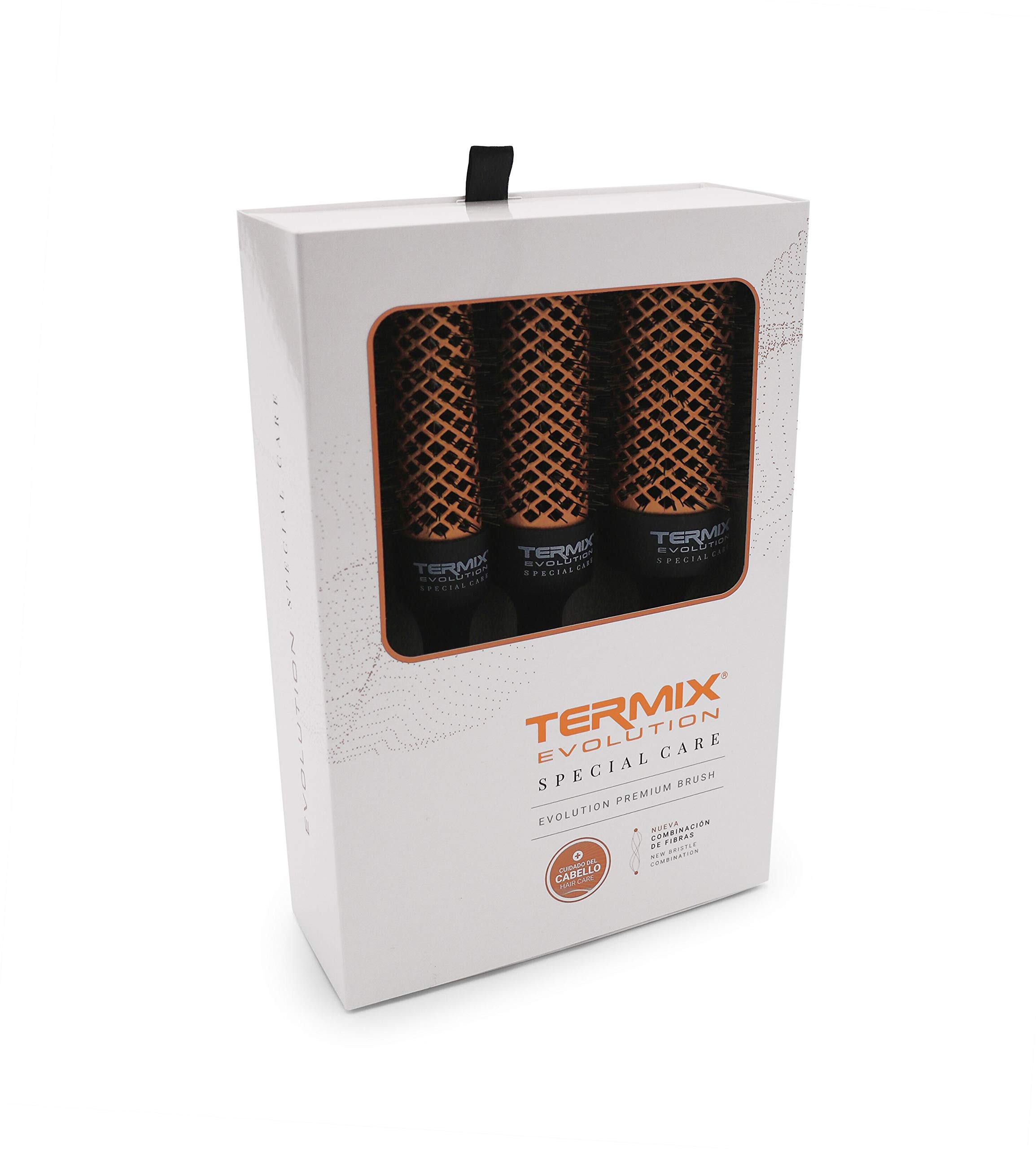 Termix Special Care Hairbrush Special Brush for Damaged, Sensitive, Delicate or Weak Hair Revitalise Your Hair with Special Care Pack of 4 hairbrushes