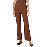 Amazon Essentials Women's Wide Rib Flared Ankle Pant (Previously Daily Ritual)