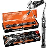 FURNIOU Valentines Day Gifts for Men, LED Magnetic Pickup Tool, Stocking Stuffers For Adults,Birthday Gifts for Men, Extendab