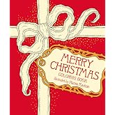 Merry Christmas Coloring Book: Hardcover adult coloring book featuring thick, high-quality paper
