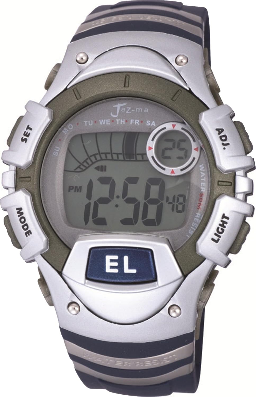 Jazma Gents Watch Digital Quartz, Stopwatch, Alarm, Calendar