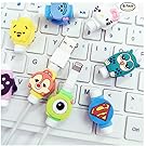 6pcs CiCy Lightning Charger Cable Saver Protector for Apple iPhone Laptop Macbook Charge Cable Saver and Fixer Charge Cable Saver and Fixer