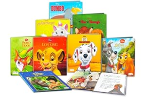 Disney Classic Storybook Collection for Toddlers Kids ~ 8 Disney Books Bundle Featuring Dumbo, Lion King, The Jungle Book, 101 Dalmatians and More | Disney Bedtime Book Stories Set