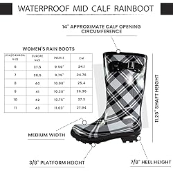 NORTY Women's Hurricane Wellie Rain Boots
