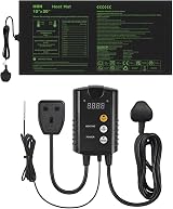 HBN Durable Seedling Heat Mat with Digital Thermostat Combo Set 17.5W
