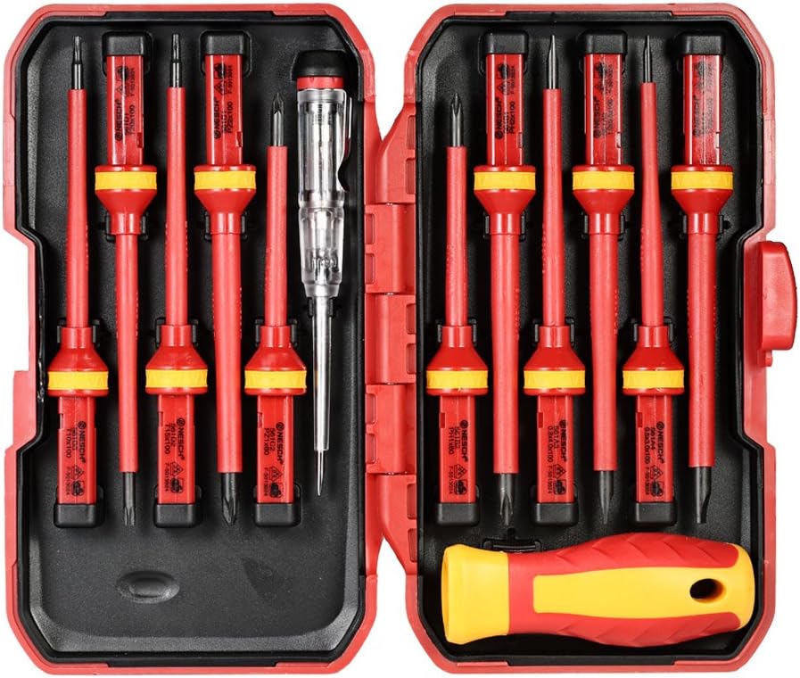 KKmoon Electrical Screwdrivers Set 13pcs 1000V Interchangeable